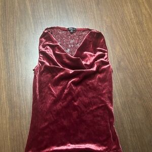 Coldwater Creek Red Sleeveless Tank Top